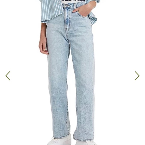 LEVI'S HIGH WAISTED STRAIGHT JEAN - JOE
STONED - Picture 6 of 6